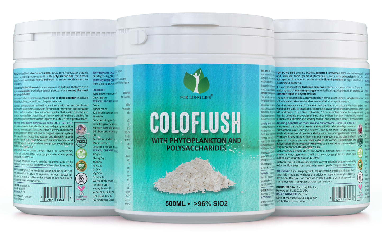cleansing using prebiotic fiber - 215g - COLOFLUSH