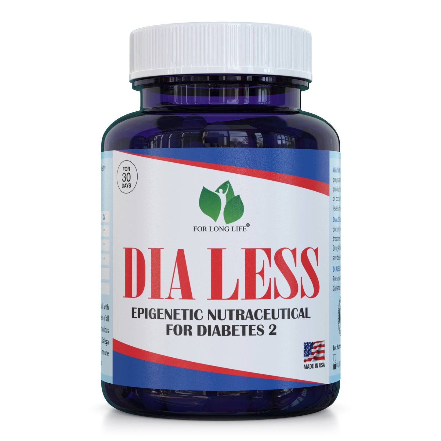 Daily support for diabetes type II - 120 capsules - Dialess