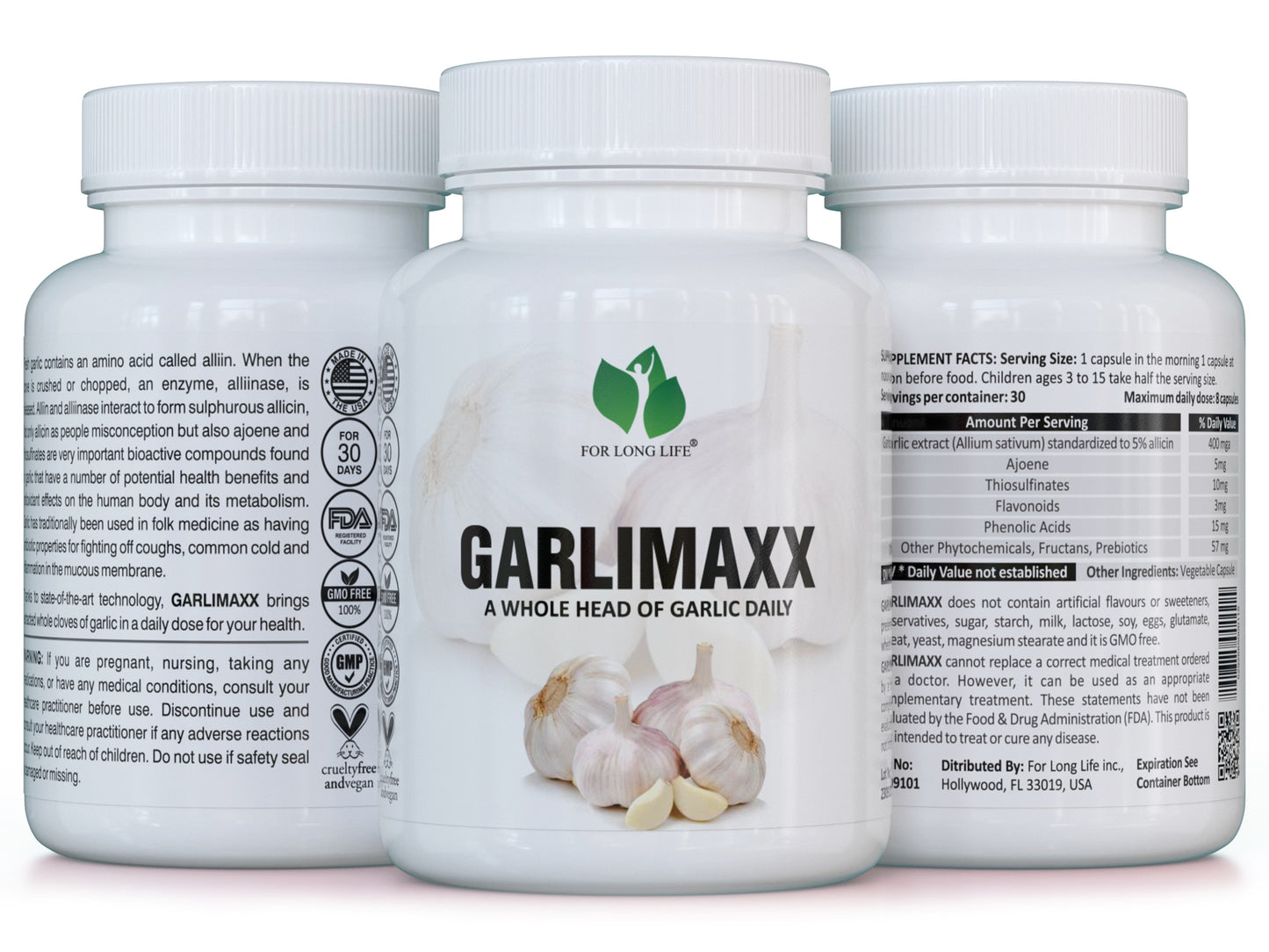 Your premium garlic supplement for general well-being - 60 capsules - GARLIMAXX