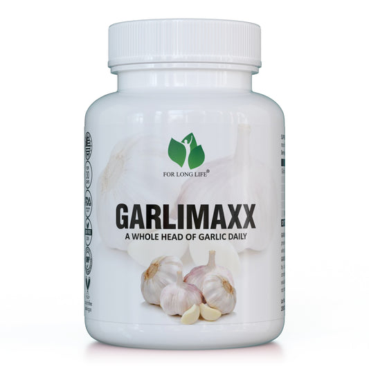 Ihr Premium Knoblauchpräparat für das allgemeine Wohlbefinden - 60 Kapseln - GARLIMAXX 
