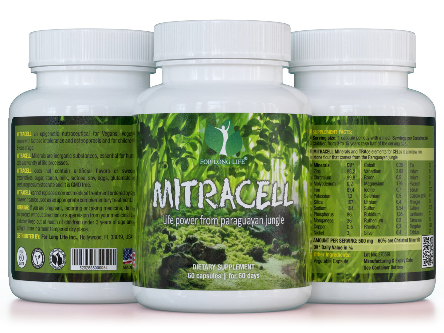 Mineral trace complex - 60 capsules - MITRACELL